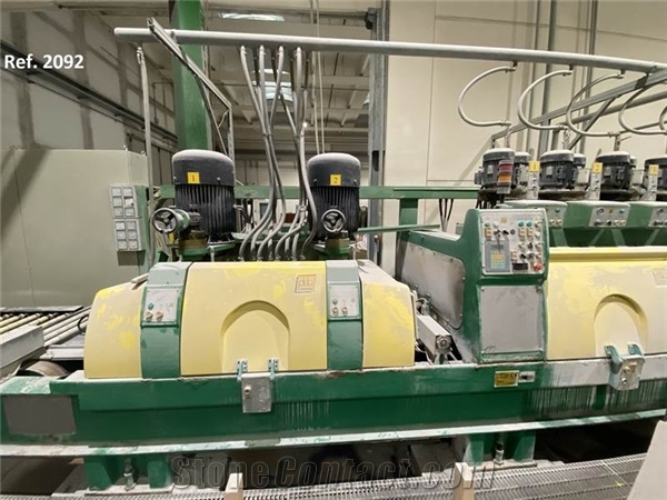 Used Polishing Machine- Pedrini Calibrating/Polishing Machine For Marble Tiles Ref. 2092
