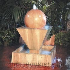 Beige Sandstone Fountain
