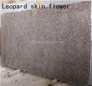 Leopard Skin Flower Granite Slab, China Brown Granite