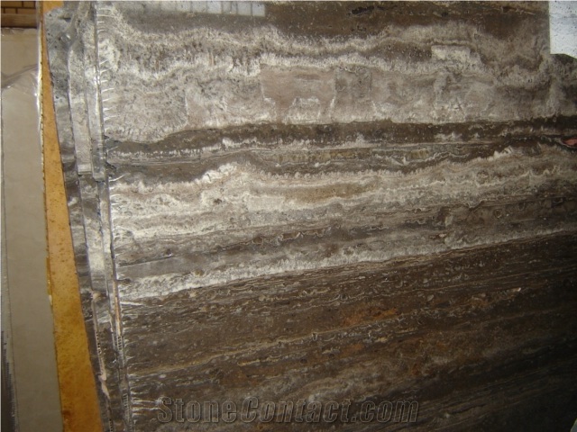 Travertine Tajareh Slabs, Iran Brown Travertine