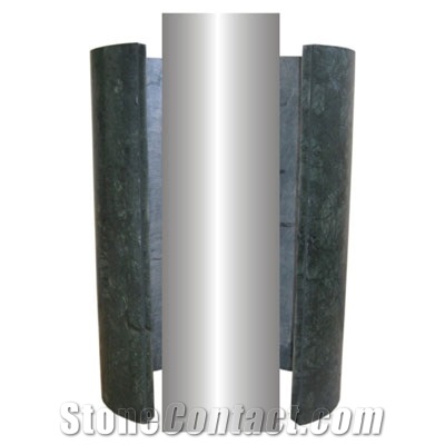 Green Marble Column Claddings