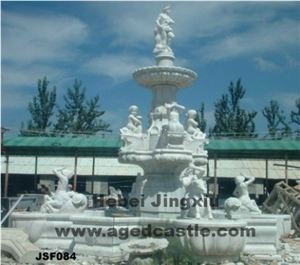 White Marble Fountain