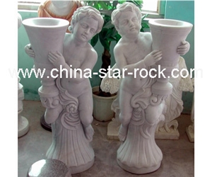 White Marble Sculpture