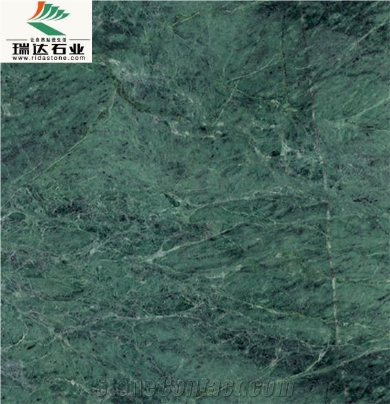 Dark Green Marble Tile, Gemstone Green Marble Tile