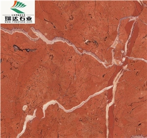 Rosso Alicante Marble Tile, Spain Red Marble