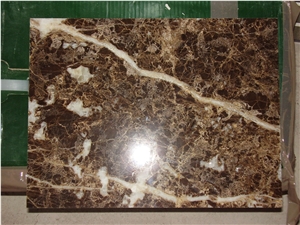 Marron Emperador Marble Tile, Spain Brown Marble