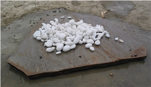 White Tumbled Dolomite Gravel Stone