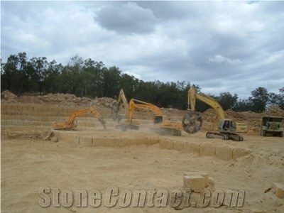 Yellow Sandstone Block