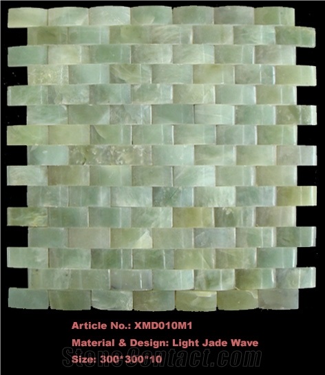 Nature Jade Mosaic, Green Onyx Mosaic