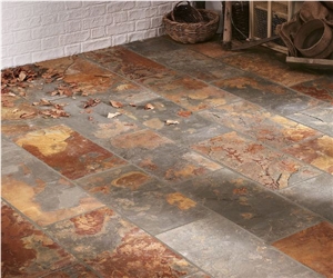 Riven Rustic Slate Floor Tile