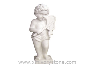 White Granite Statue White Granite Statue