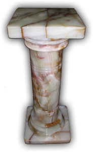 Damghan Green Onyx Pillar