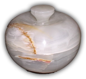 White Onyx Pot