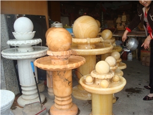 Small Yellow Onyx Fountain