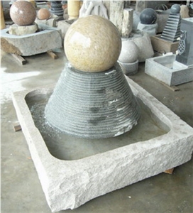 Yellow Granite Fountain