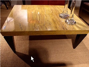 Yellow Travertine Table Tops