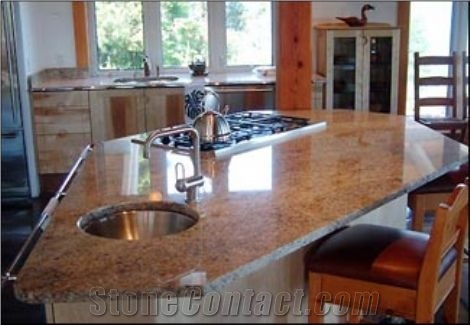 Giallo Veneziano Countertop, Yellow Granite Countertop