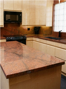 Multicolor Red Granite Countertop