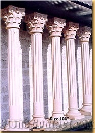 Beige Marble Column
