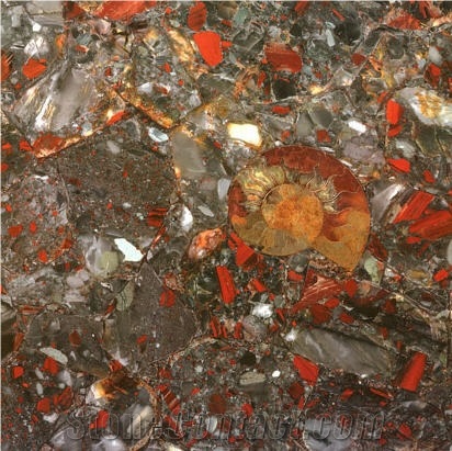 Blood Stone Quartz Stone Tile