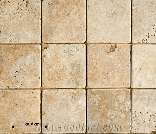 Yellow Travertine Mosaic