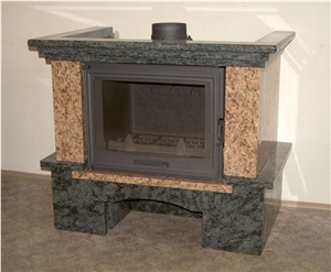 Granite Fireplace