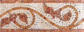 Travertine Mosaic Border
