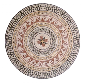 Travertine Mosaic Medallion