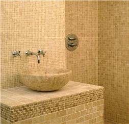 Travertine Mosaic Sink