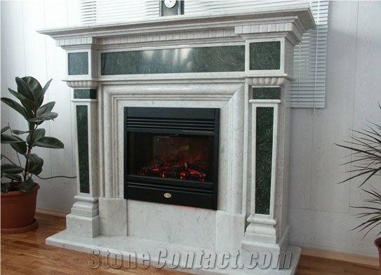 White Marble Fireplaces
