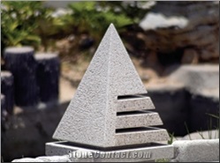 Grey Granite Garden Lantern