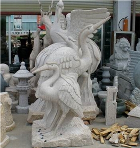 Yellow Granite Animal Sculpture