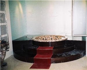 Black Granite Bathtub Surround