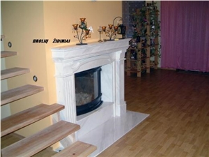 Volakas Marble Fireplace