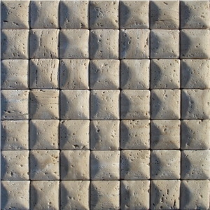 Beige Travertine Mosaic Tiles