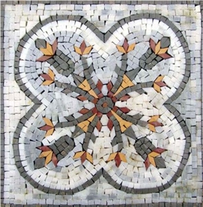 Handmade Marble Mosaic Medallion