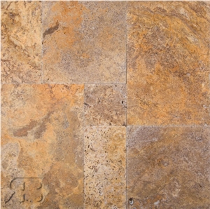 Scabos Travertine Versailles Pattern