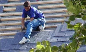 Grey Slate Roofing Tile, China Grey Slate