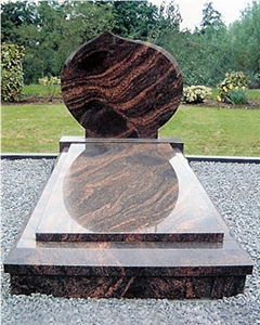 Graf Monuments, Indian Aurora Red Granite Monuments Graf Monuments, Indian Aurora Red Granite Monuments