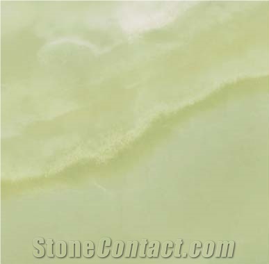 Iran Light Green Onyx Slabs & Tiles