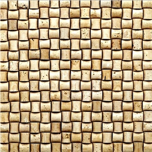 Beige Travertine Mosaic Mtc-02