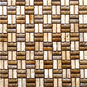 Beige Mesh Travertine MTC-04