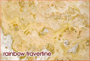 Rainbow Travertine Slabs & Tiles