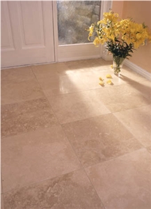 Light Travertine Floor Tile