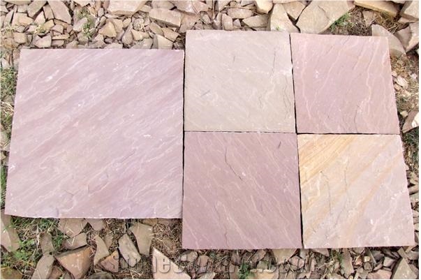 Modak Sandstone Slabs & Tiles, India Brown Sandstone