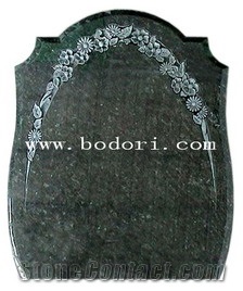Black Granite Gravestone,European Style Gravestone
