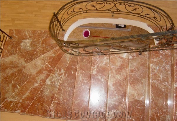 Red Marble Staircase,Step