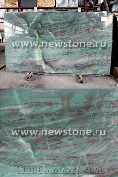 Botanic Bordeaux Quartzite Slabs & Tiles, Brazil Green Quartzite