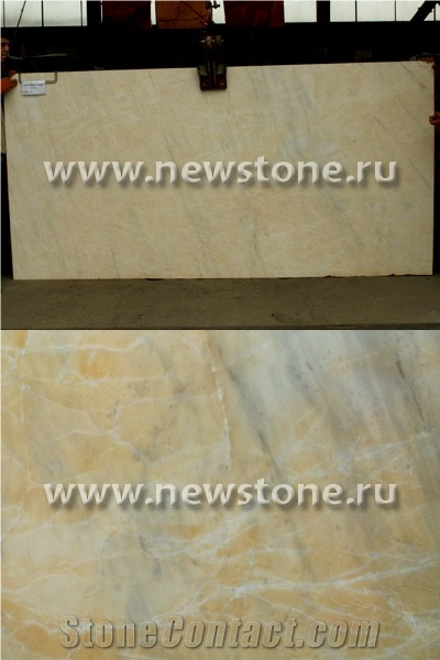 Lemon Marble Slab, Viet Nam Yellow Marble