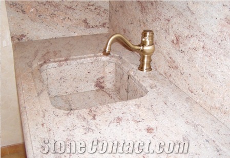 Sivakasi Pink Granite Countertop